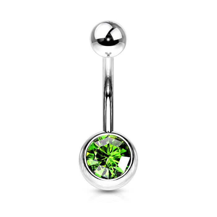 Single Jeweled Navel w/ Standard Jewel