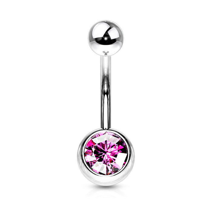 Single Jeweled Navel w/ Standard Jewel