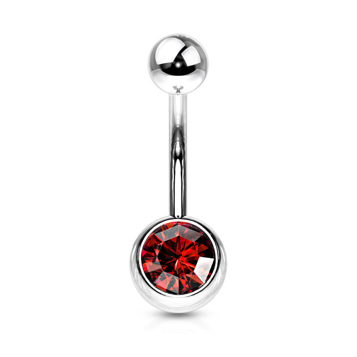 Single Jeweled Navel w/ Standard Jewel