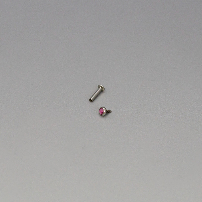 Helix Flat Back Barbell w/ Jewel