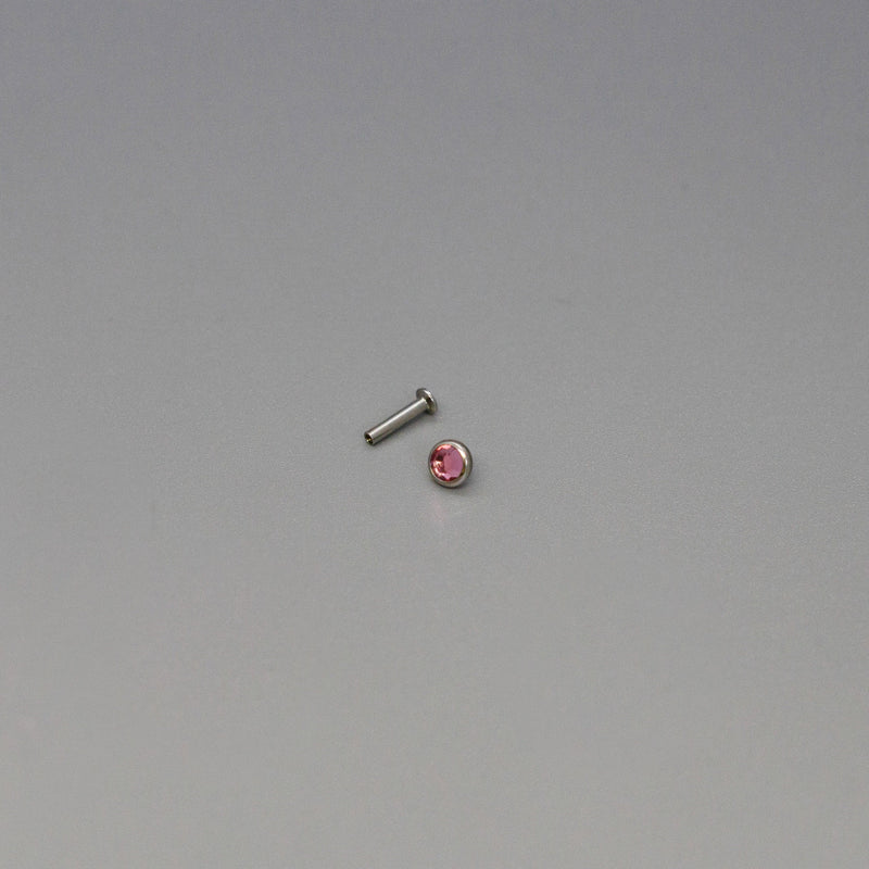 Helix Flat Back Barbell w/ Jewel