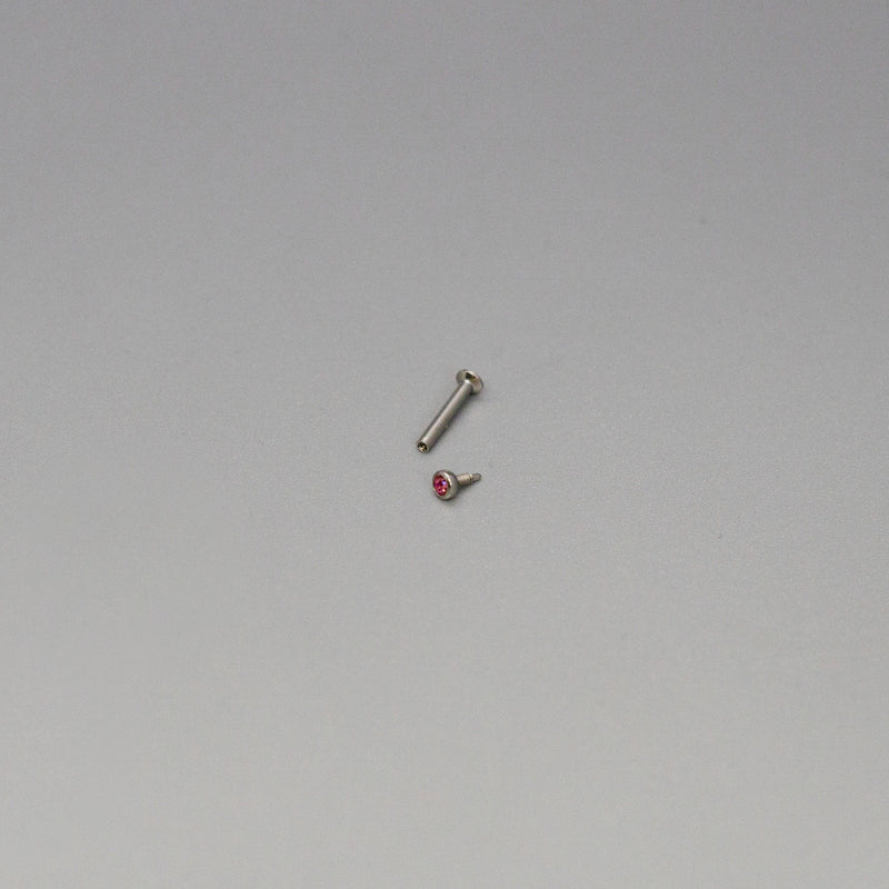 Helix Flat Back Barbell w/ Jewel