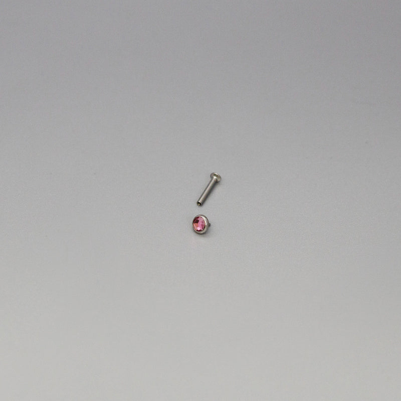 Helix Flat Back Barbell w/ Jewel