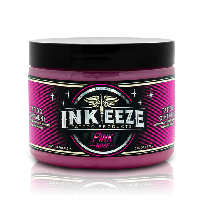 Ink-EEZE Pink Tattoo Ointment - 6 oz