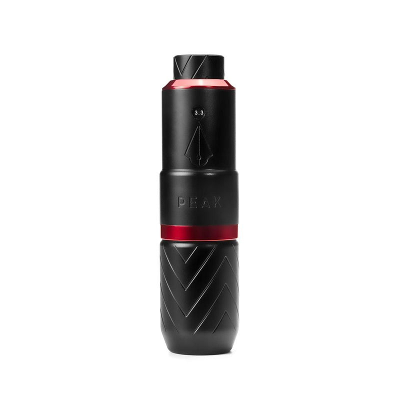 Peak Proteus Pen Machine  Matte Black w/ Red