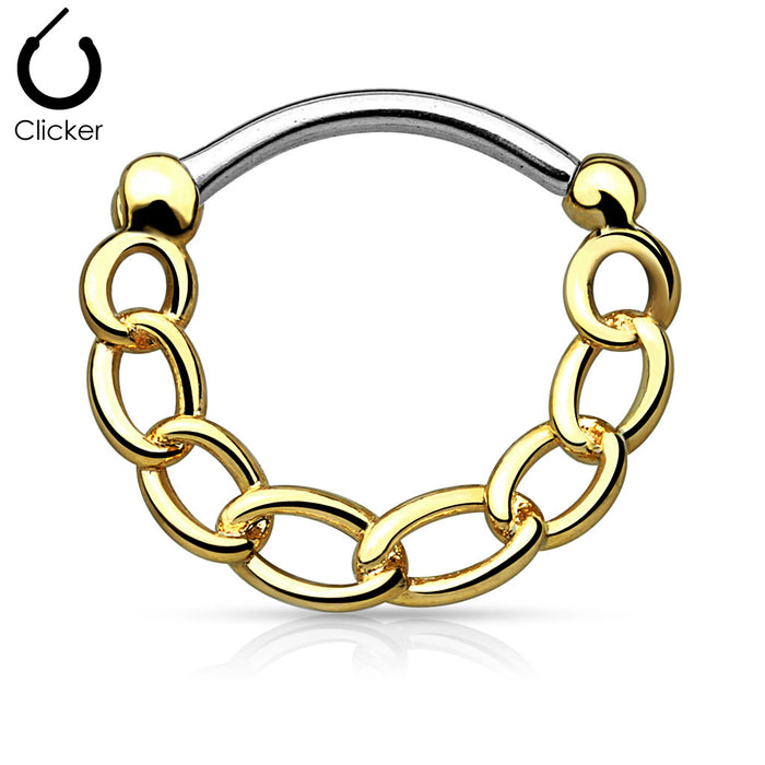 Chain Link Septum Clicker