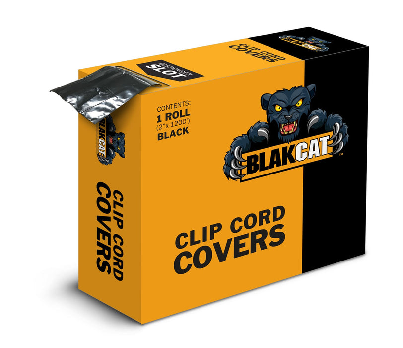 Blak Cat Clip Cord Cover - 1200' Roll