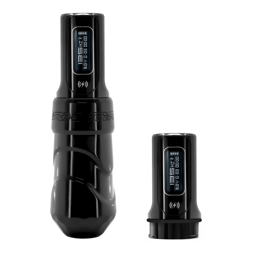 FK Irons Flux Max Tattoo Machine with 2 PowerBolt 2.0 - Stealth — 5th  Avenue Studio Supply