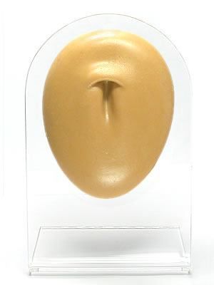Silicone Belly Button Display - Tan Body Bit Version 1