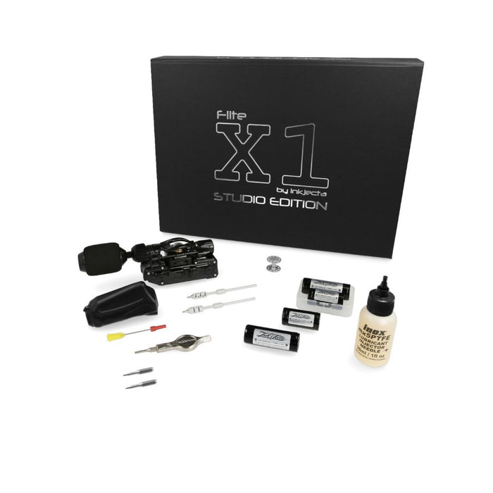InkJecta Flite X1 Wireless Tattoo Machine — Studio Edition Smoke